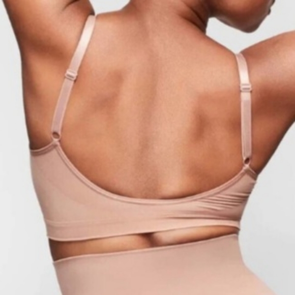 L/XL Skims NWOT Seamless Sculpt Sculpting Low Back Bra -Color: Sienna Size: L/XL - Picture 2 of 6